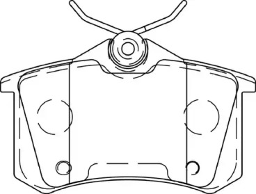 Комплект тормозных колодок DURON DBP344260