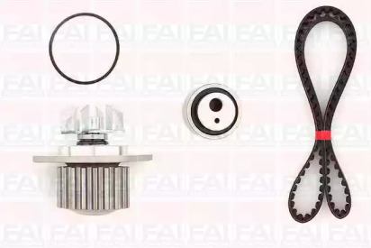 Водяной насос + комплект зубчатого ремня FAI AutoParts TBK08-2492