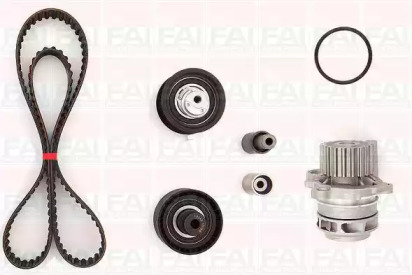 Водяной насос + комплект зубчатого ремня FAI AutoParts TBK141-6129