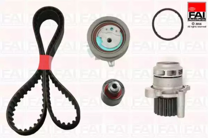 Водяной насос + комплект зубчатого ремня FAI AutoParts TBK345-6437