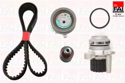 Водяной насос + комплект зубчатого ремня FAI AutoParts TBK345-6438