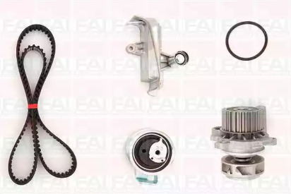 Водяной насос + комплект зубчатого ремня FAI AutoParts TBK385-6128