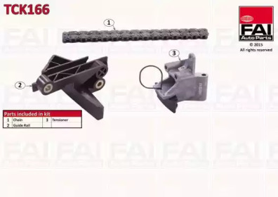 Комплект цепи привода распредвала FAI AutoParts TCK166