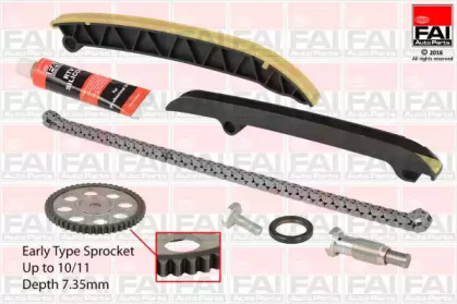 Комплект цепи привода распредвала FAI AutoParts TCK208