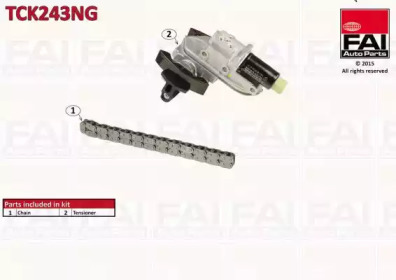 Комплект цепи привода распредвала FAI AutoParts TCK243NG