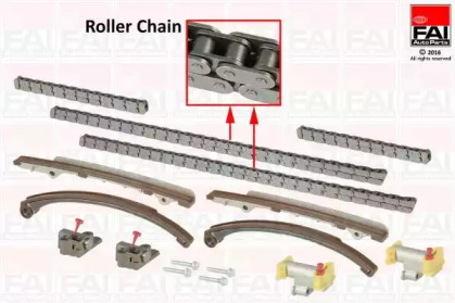 Комплект цепи привода распредвала FAI AutoParts TCK89