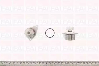 Водяной насос FAI AutoParts WP2492