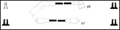 Комплект проводов зажигания SMPE OES1178