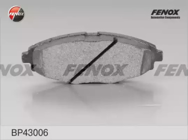 Комплект тормозных колодок FENOX BP43006