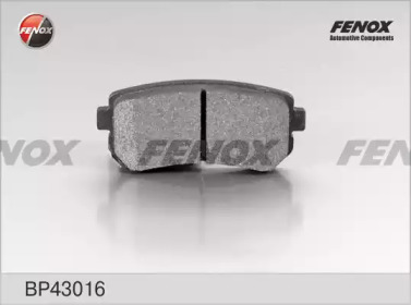 Комплект тормозных колодок FENOX BP43016