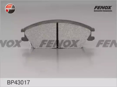 Комплект тормозных колодок FENOX BP43017