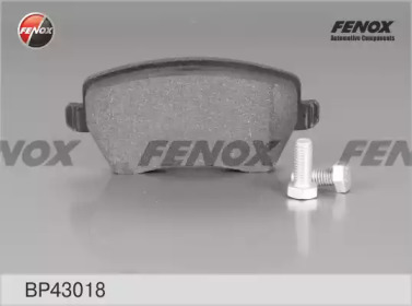 Комплект тормозных колодок FENOX BP43018