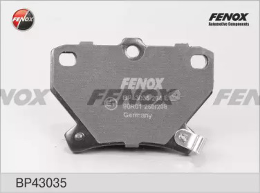 Комплект тормозных колодок FENOX BP43035