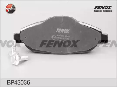 Комплект тормозных колодок FENOX BP43036