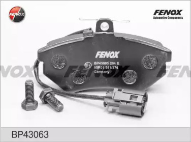 Комплект тормозных колодок FENOX BP43063