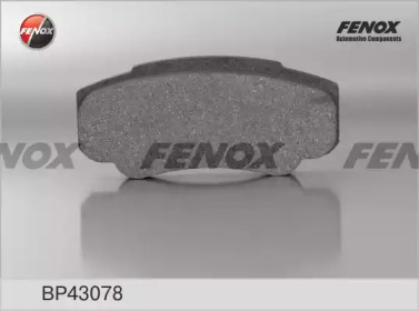 Комплект тормозных колодок FENOX BP43078