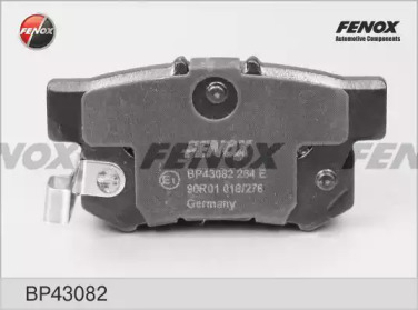 Комплект тормозных колодок FENOX BP43082