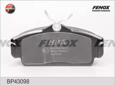 Комплект тормозных колодок FENOX BP43098