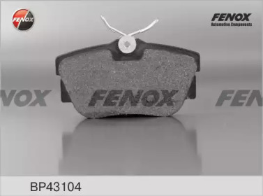 Комплект тормозных колодок FENOX BP43104