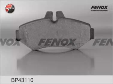 Комплект тормозных колодок FENOX BP43110