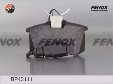 Комплект тормозных колодок FENOX BP43111