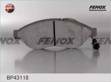 Комплект тормозных колодок FENOX BP43118