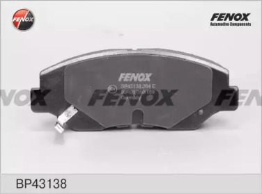 Комплект тормозных колодок FENOX BP43138