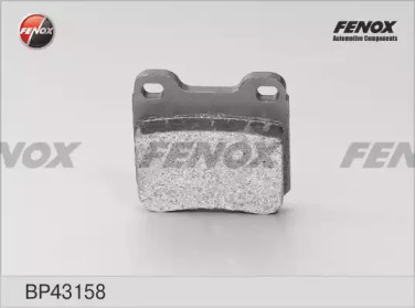 Комплект тормозных колодок FENOX BP43158