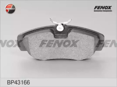 Комплект тормозных колодок FENOX BP43166