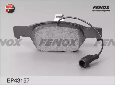 Комплект тормозных колодок FENOX BP43167