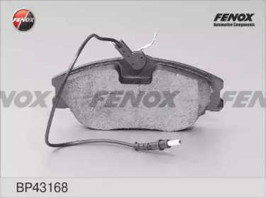 Комплект тормозных колодок FENOX BP43168