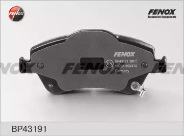 Комплект тормозных колодок FENOX BP43191