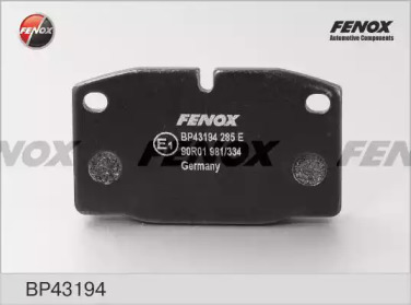 Комплект тормозных колодок FENOX BP43194