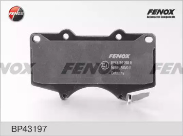 Комплект тормозных колодок FENOX BP43197