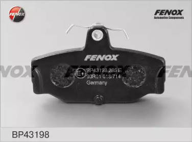 Комплект тормозных колодок FENOX BP43198