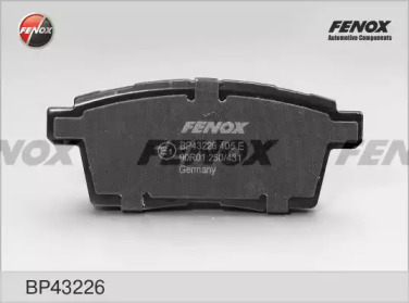 Комплект тормозных колодок FENOX BP43226