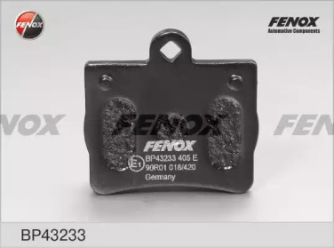 Комплект тормозных колодок FENOX BP43233