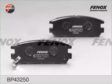 Комплект тормозных колодок FENOX BP43250