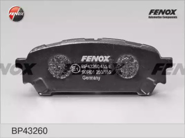 Комплект тормозных колодок FENOX BP43260