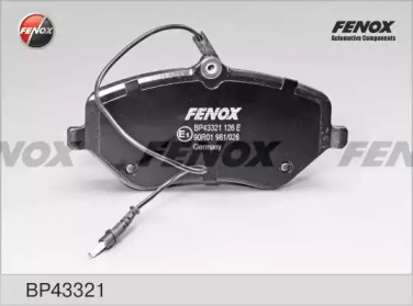 Комплект тормозных колодок FENOX BP43321