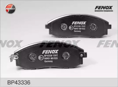 Комплект тормозных колодок FENOX BP43336