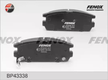 Комплект тормозных колодок FENOX BP43338