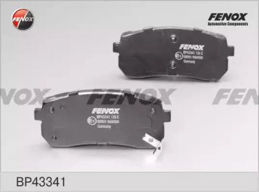 Комплект тормозных колодок FENOX BP43341