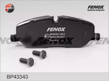 Комплект тормозных колодок FENOX BP43343