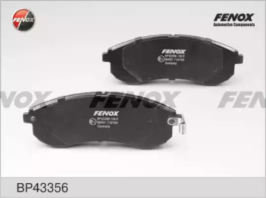 Комплект тормозных колодок FENOX BP43356