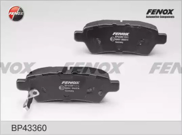 Комплект тормозных колодок FENOX BP43360