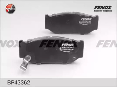 Комплект тормозных колодок FENOX BP43362