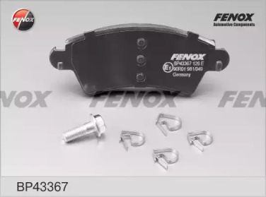 Комплект тормозных колодок FENOX BP43367