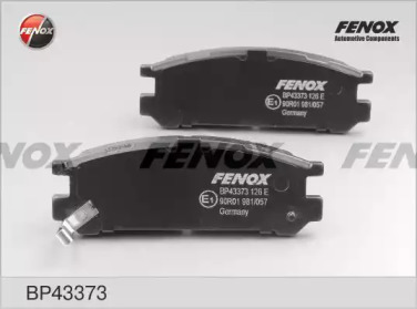 Комплект тормозных колодок FENOX BP43373