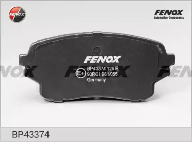 Комплект тормозных колодок FENOX BP43374